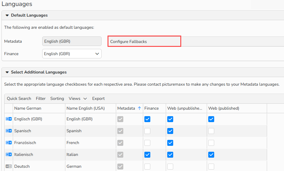 fallback_languages A screenshot of the language settings window showing options to configure fallback languages.