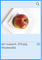 Media file shown with incorrect orientation before applying Rotate Media action.
